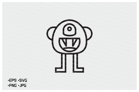 Funny Monster Character Vector Icon: A Designer’s Take