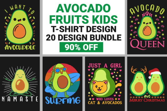 Review: Avocado Funny Fruits Kids T-Shirt Bundle