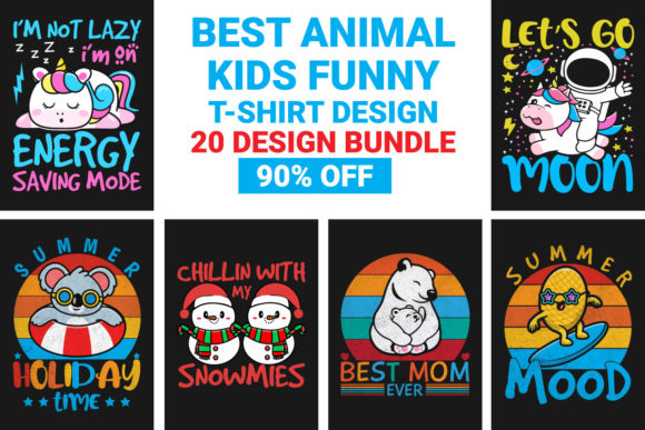 Reviewing the Best Animal Kids Funny T-shirt Bundle