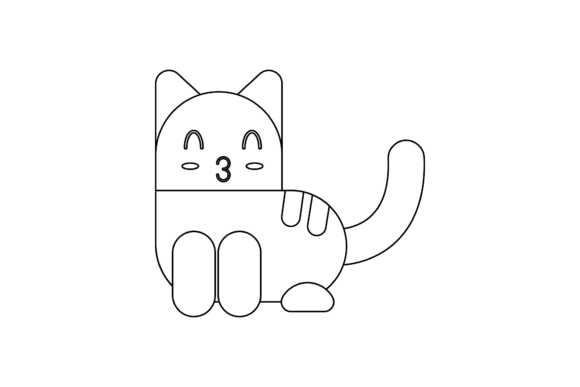 Reviewing the Cat Funny Animal Outline for Real Stitching