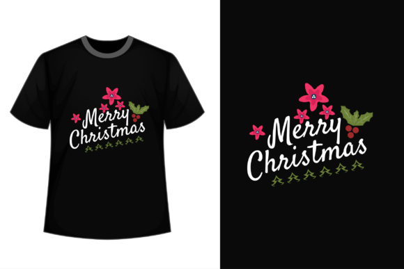 Reviewing the Christmas Everyone Flower Tee Design