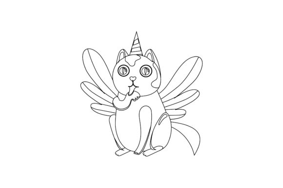 Reviewing the Unicorn Cats Funny Outline for Embroidery